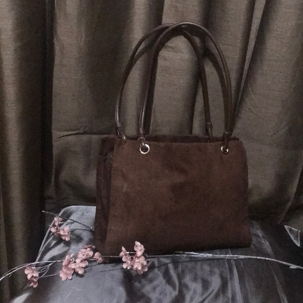 Suede purse